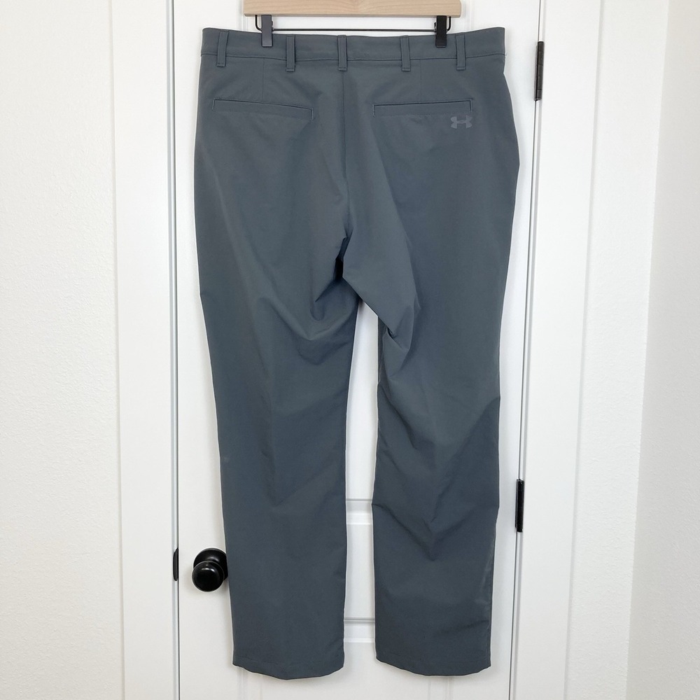 Under Armour UA Tech Moisture Wicking Golf Performance Pants Gray Mens 40x32 - Picture 4 of 9